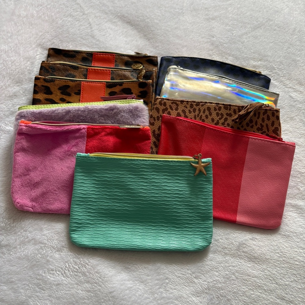 Ipsy Cosmetic Bags - Bundle of 10